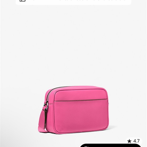 Michael Kors Pink Crossbody Bag with Logo Strap - Picture 4 of 11